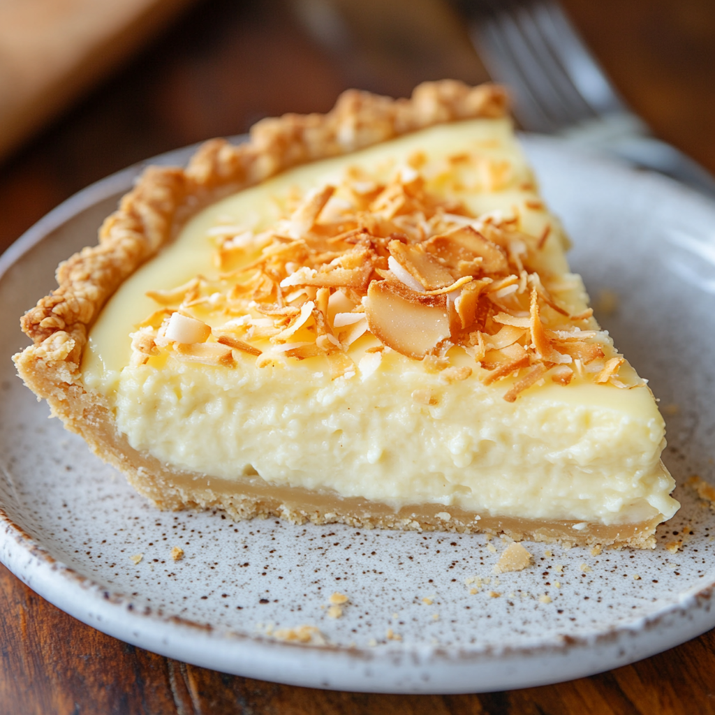 coconut custard pie