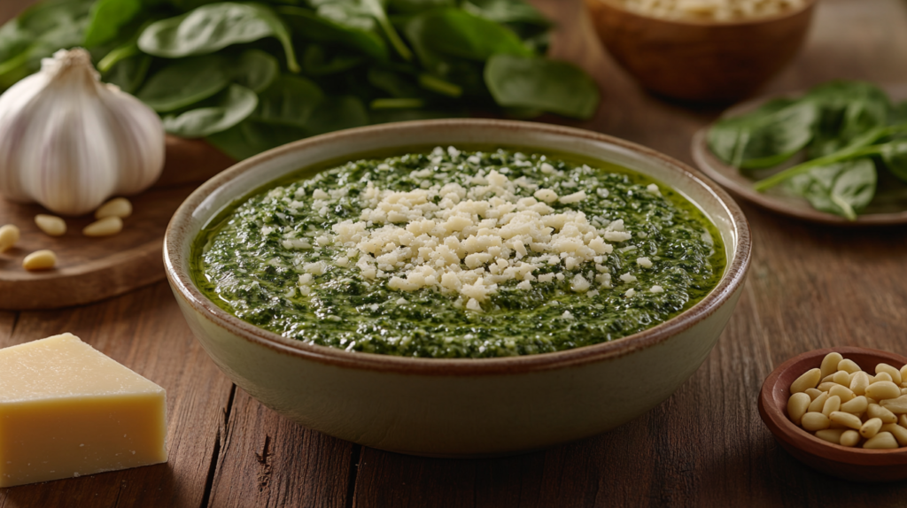 spinach pesto recip