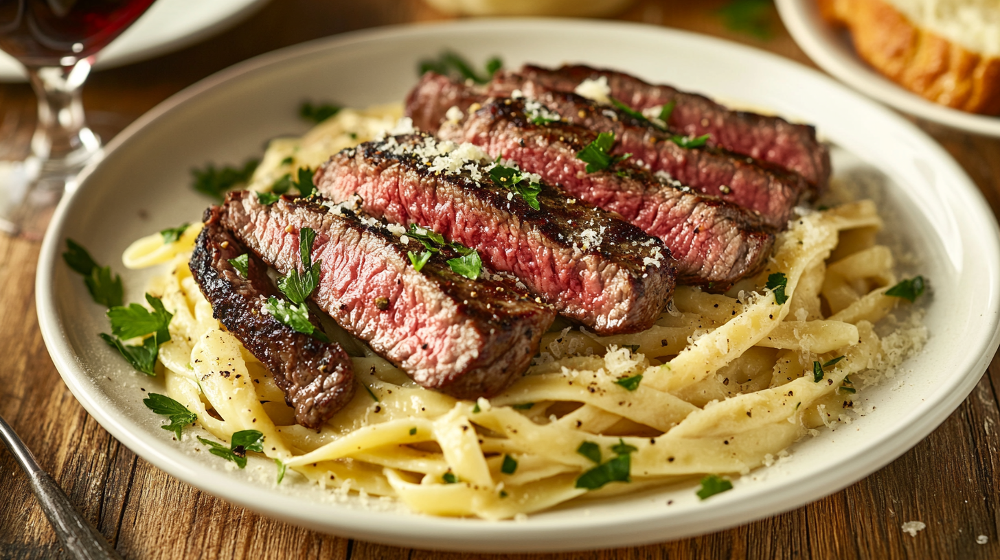 steak and pasta recipes