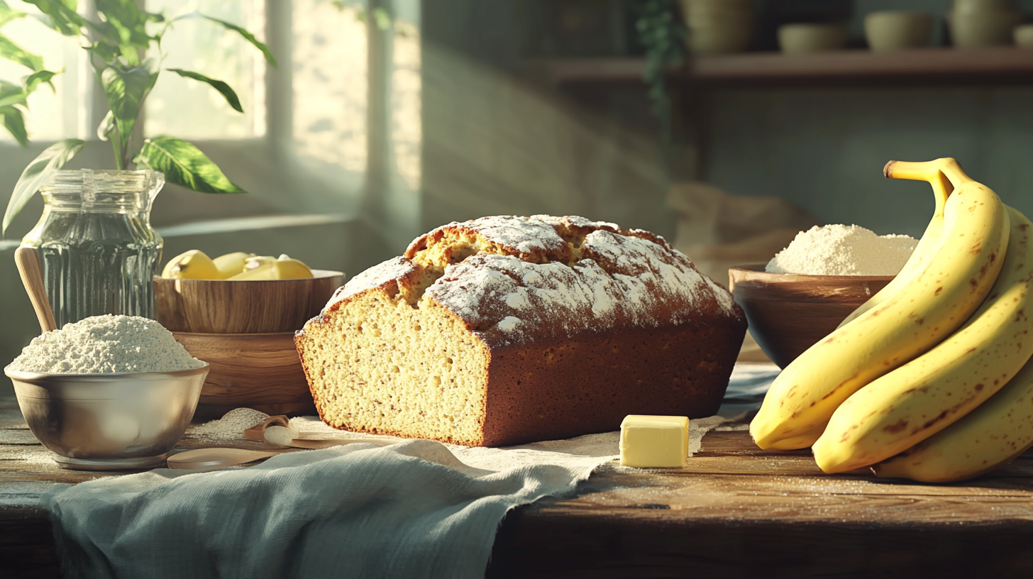 banana bread recipe 2 bananas