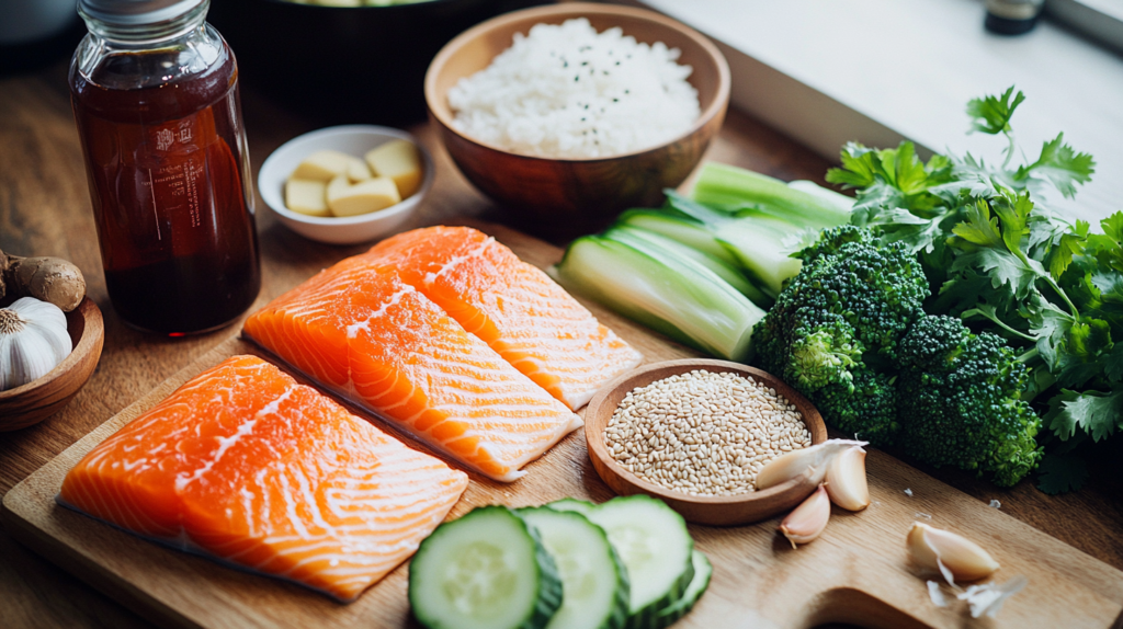 Salmon Teriyaki Bowl