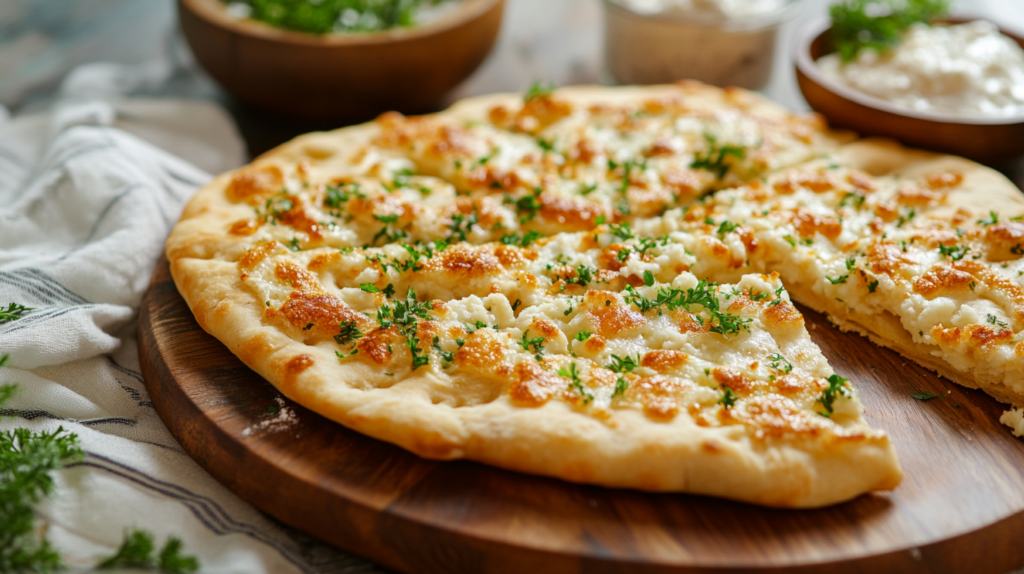 Cottage cheese flatbread