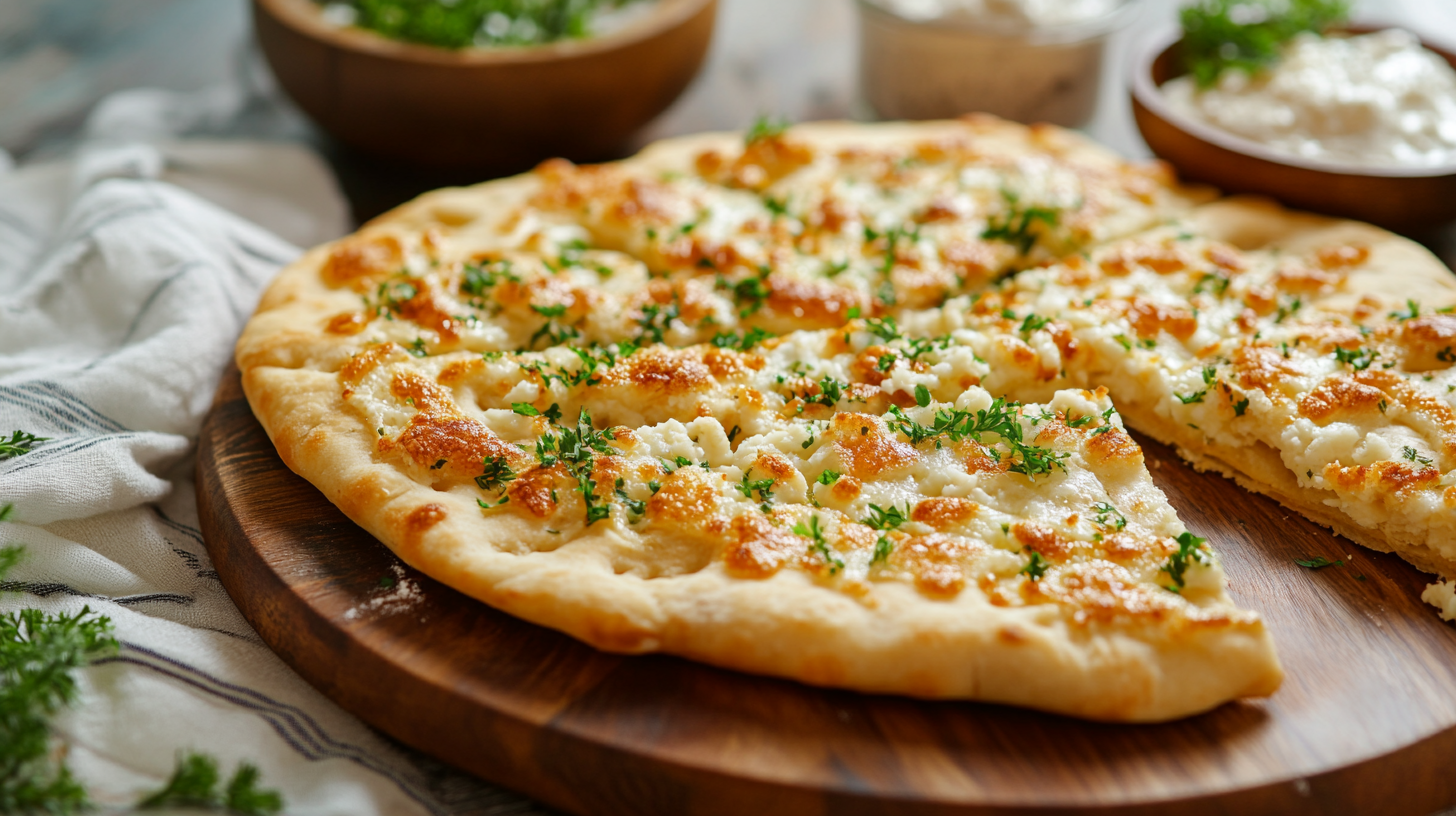 Cottage cheese flatbread