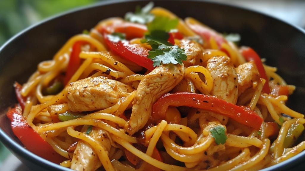 Chicken Fajita Pasta Recipe