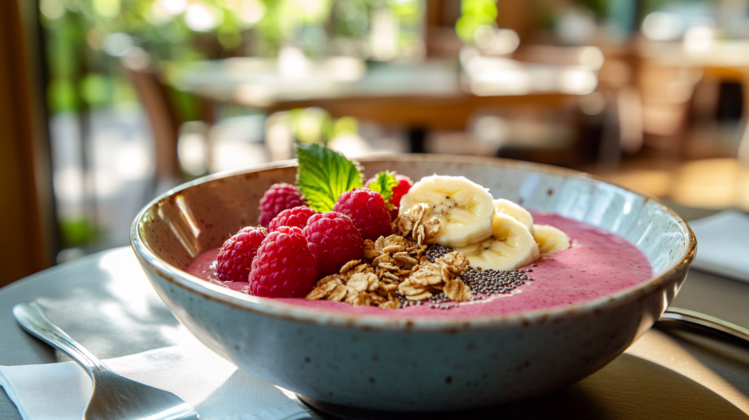 Raspberry Smoothie Bowls recipes