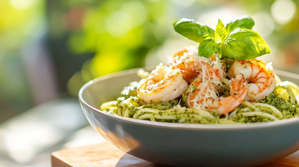 Shrimp Pesto Pasta Sauce