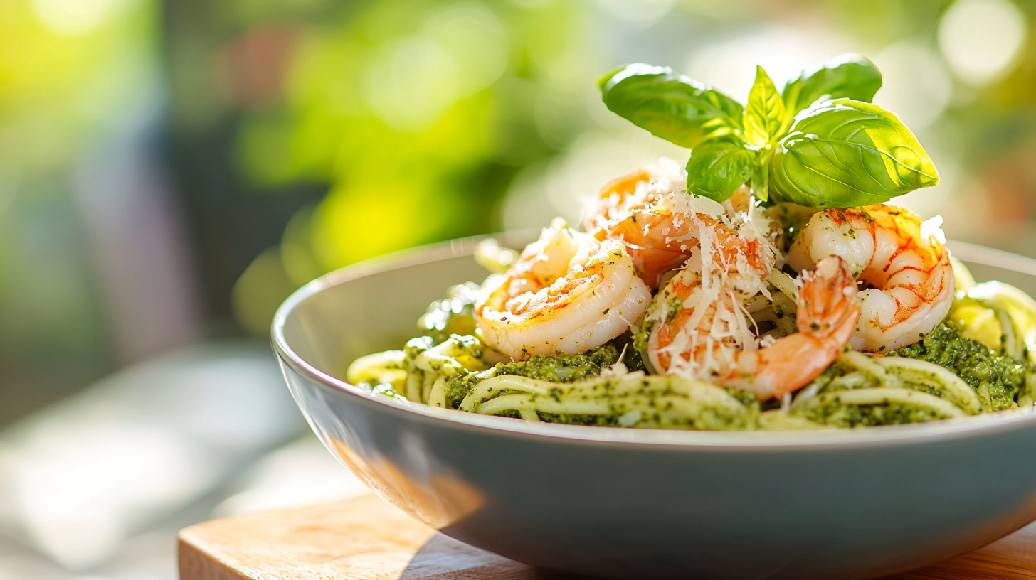 Shrimp Pesto Pasta Sauce