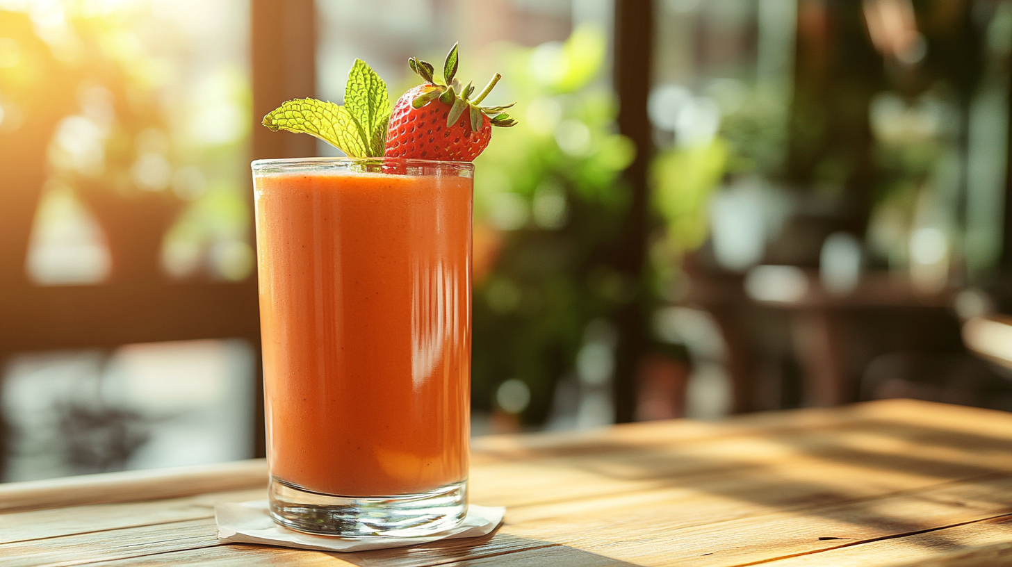 Strawberry-Carrot Smoothies recipes