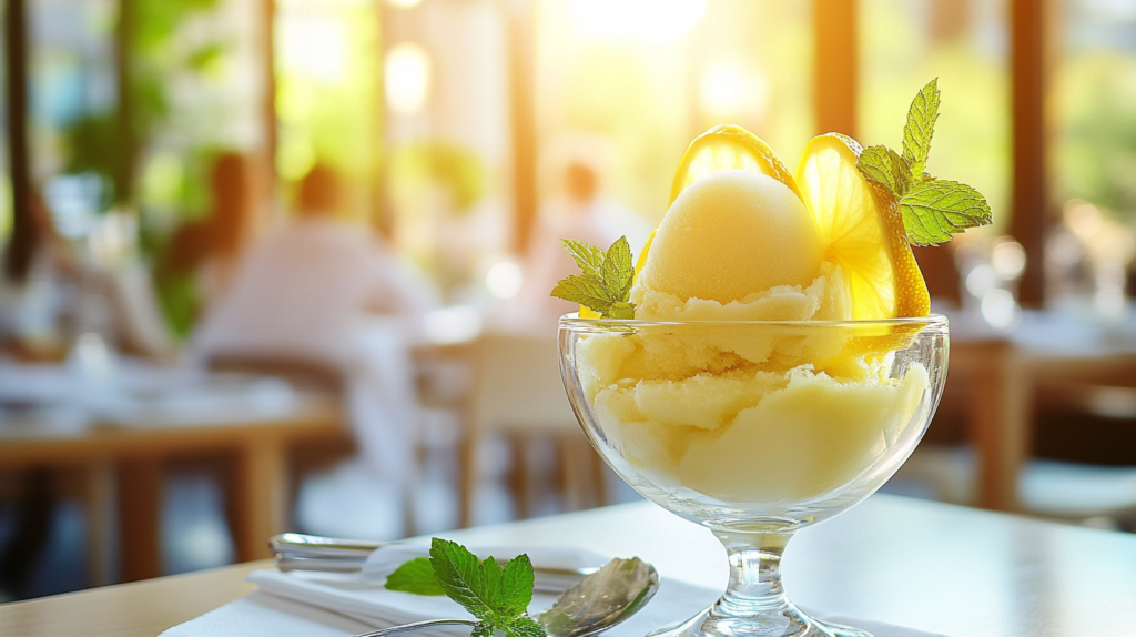 sugar free lemon sorbet recipe