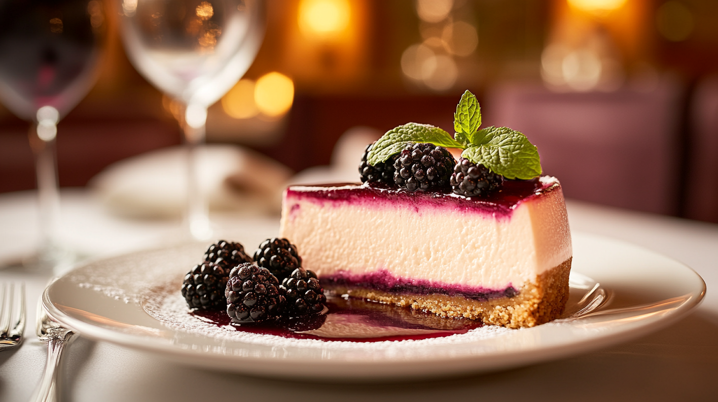 Blackberry cheesecake recipe