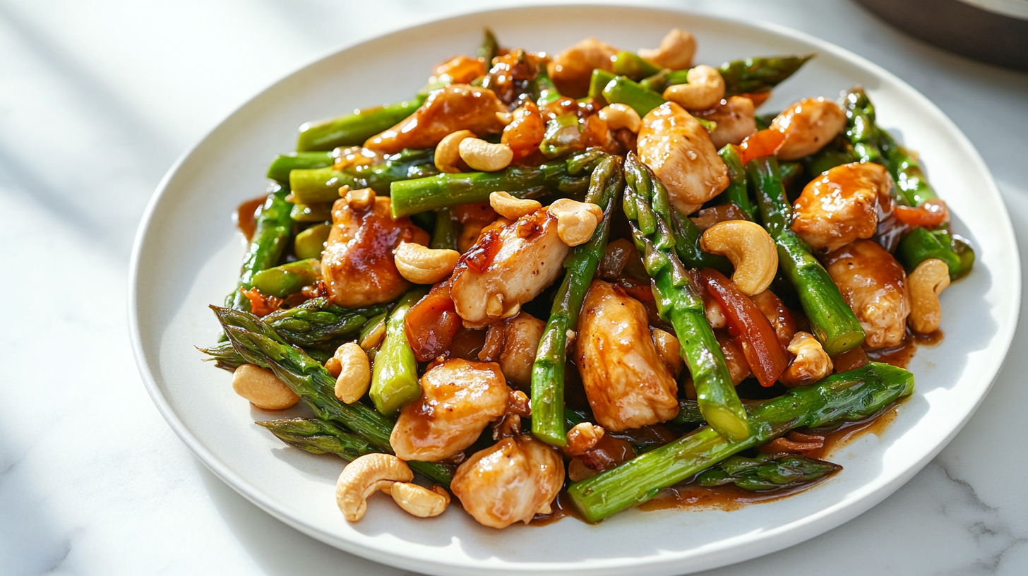 Cashew Chicken and Asparagus Stir-Fry recipes