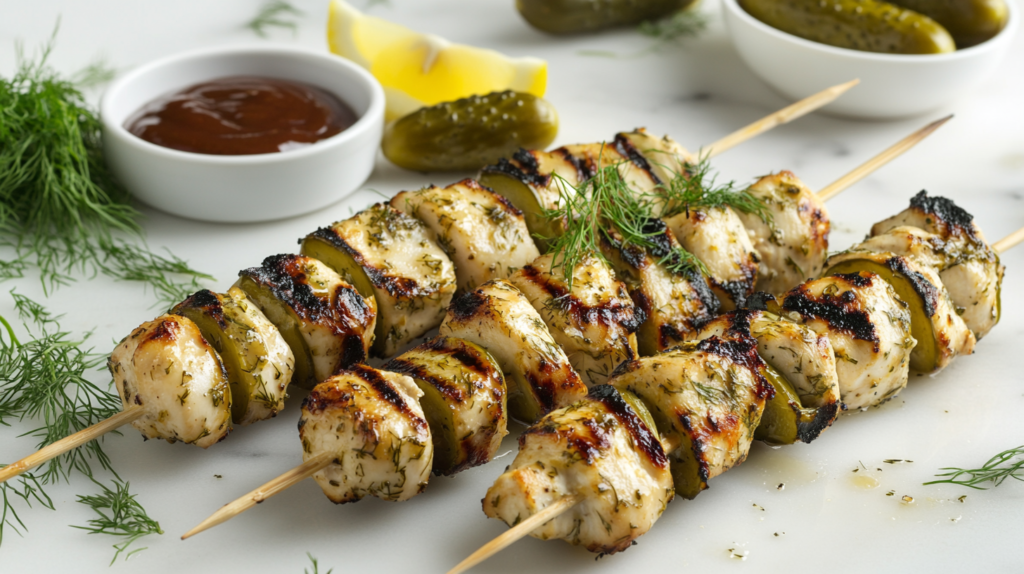 Dill Pickle Chicken Skewers recipes
