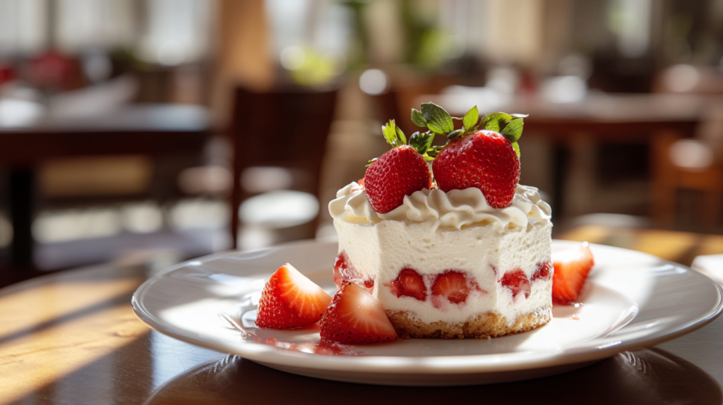 Strawberry Spoon Cake
