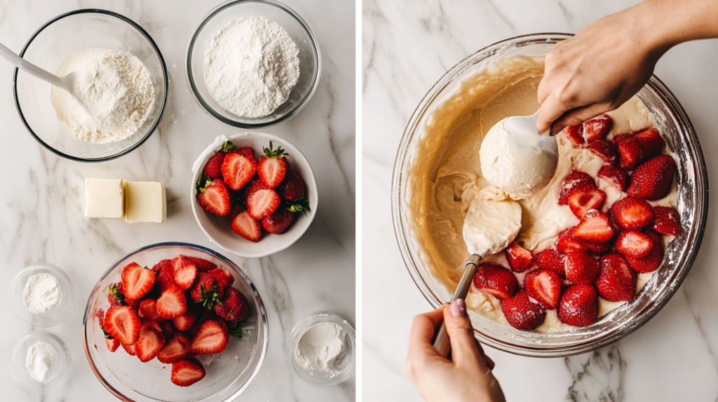 Strawberry Spoon Cake recip